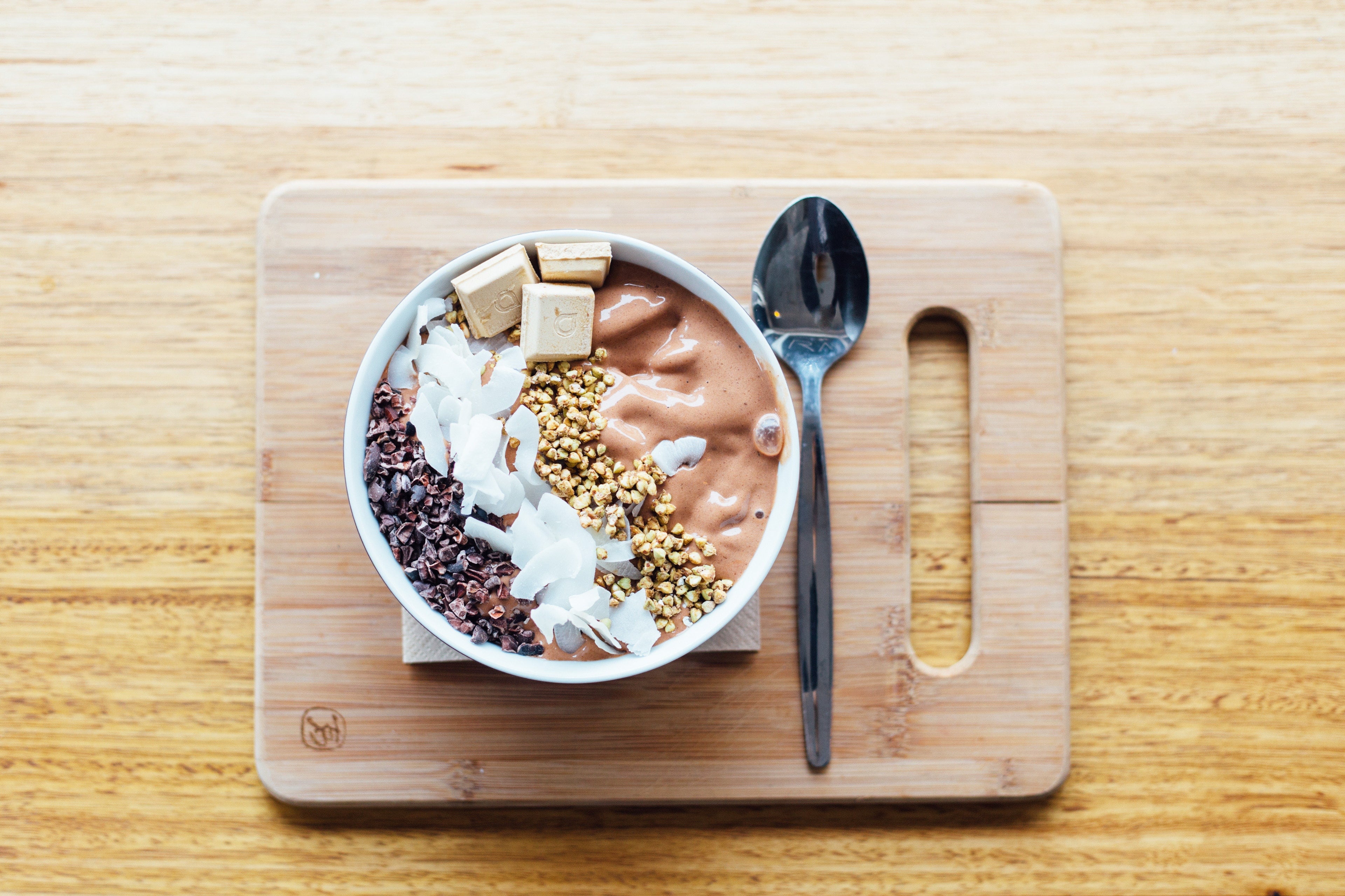 Low Carb Turmeric Ginger Bone Broth Smoothie Bowl