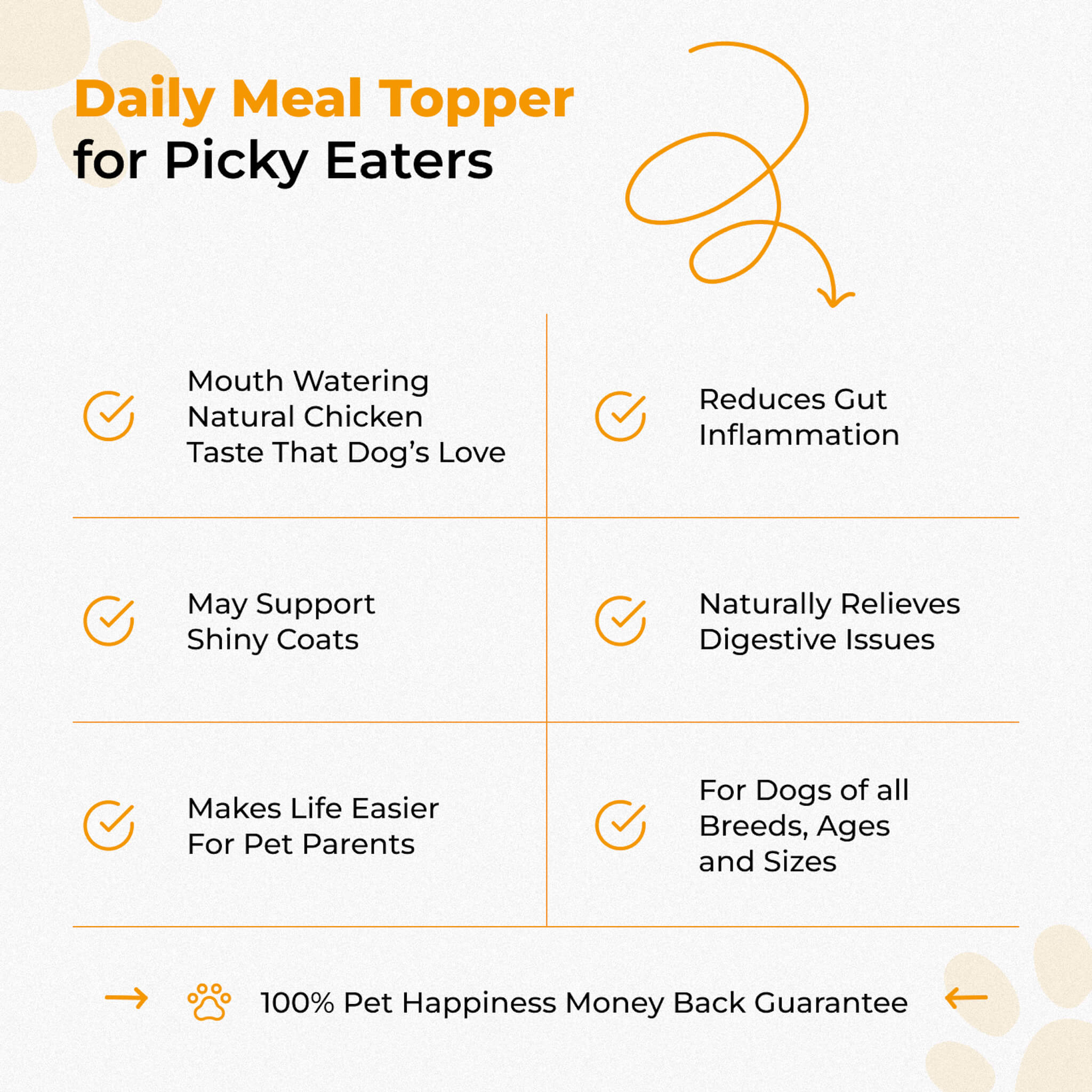 dog food topper benefits