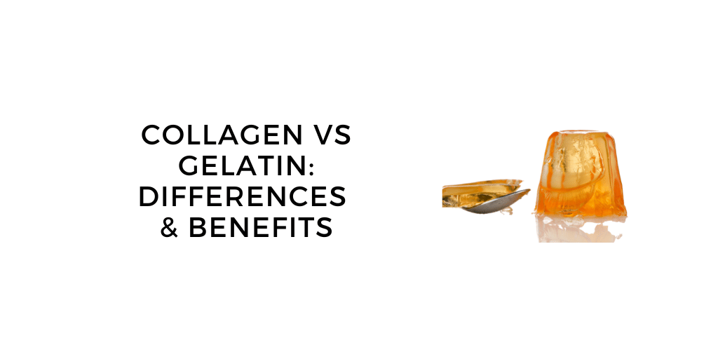 Differences between collagen and gelatin