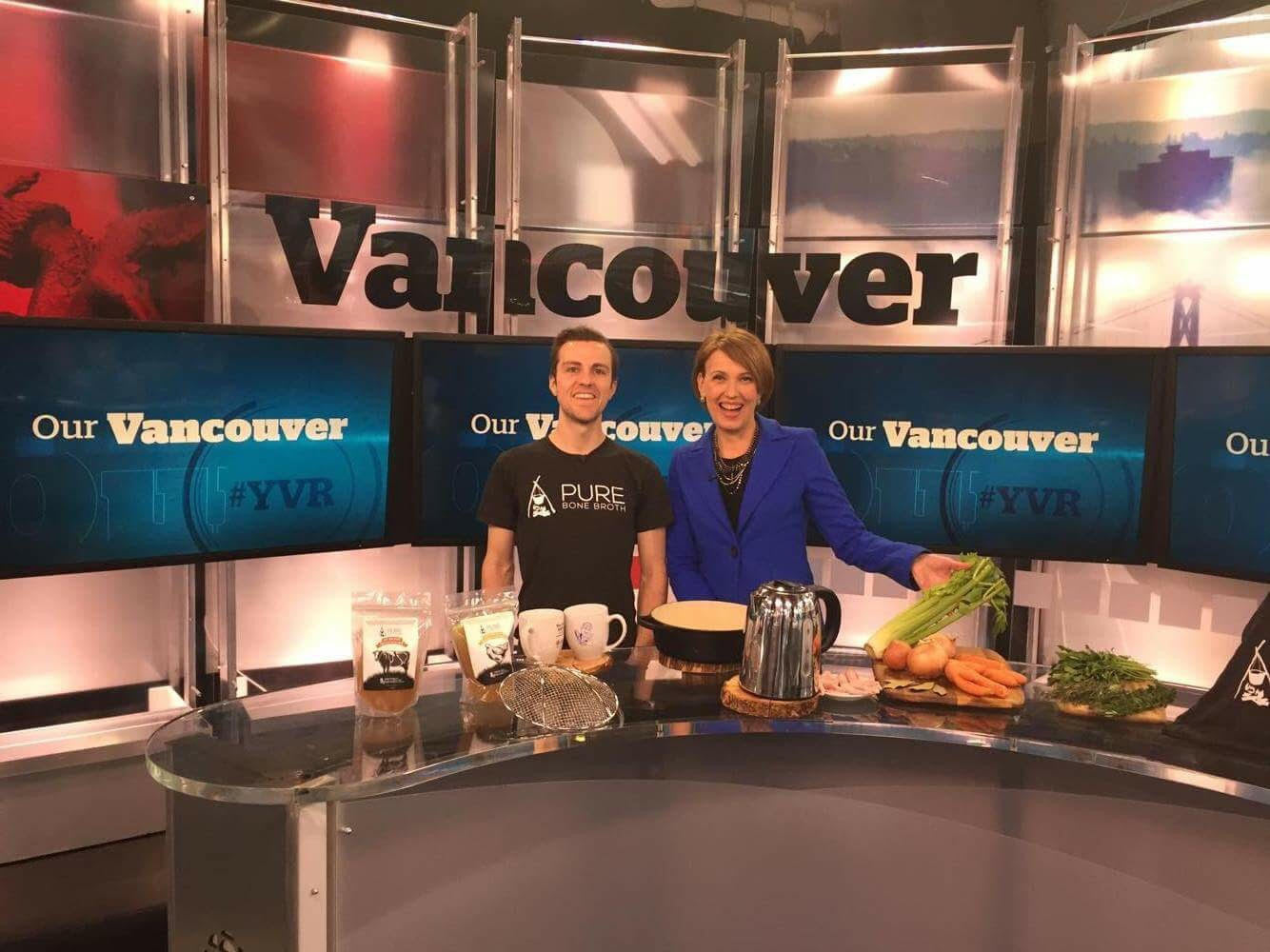 Our First TV Interview: Talking Bone Broth on CBC Vancouver