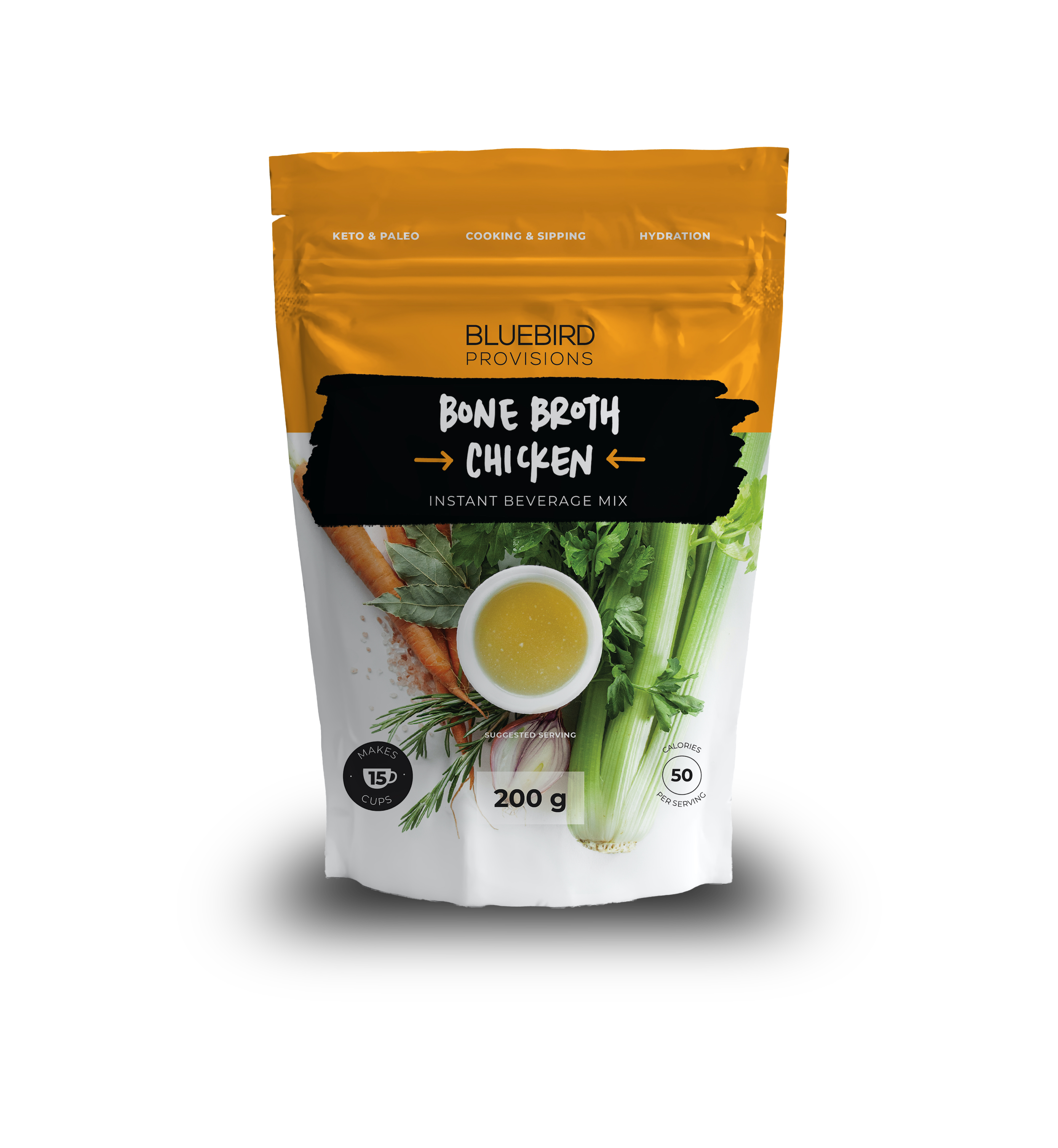 Chicken Bone Broth Powder, 200g, Shelf Stable