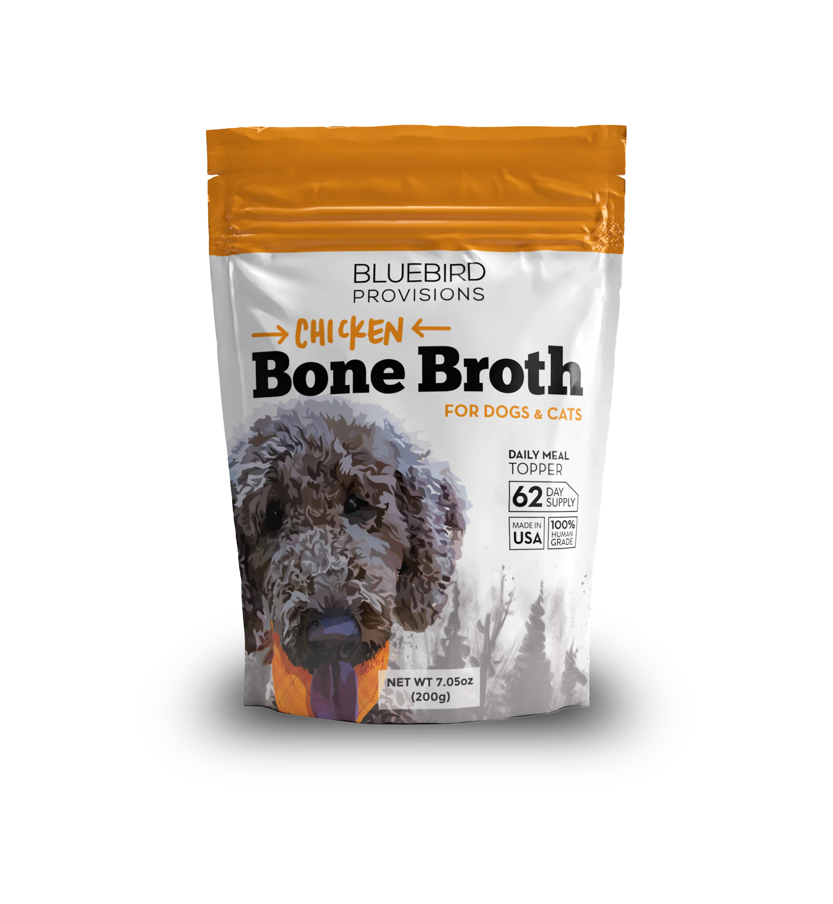 Chicken Bone Broth Powder for Dogs, 200g