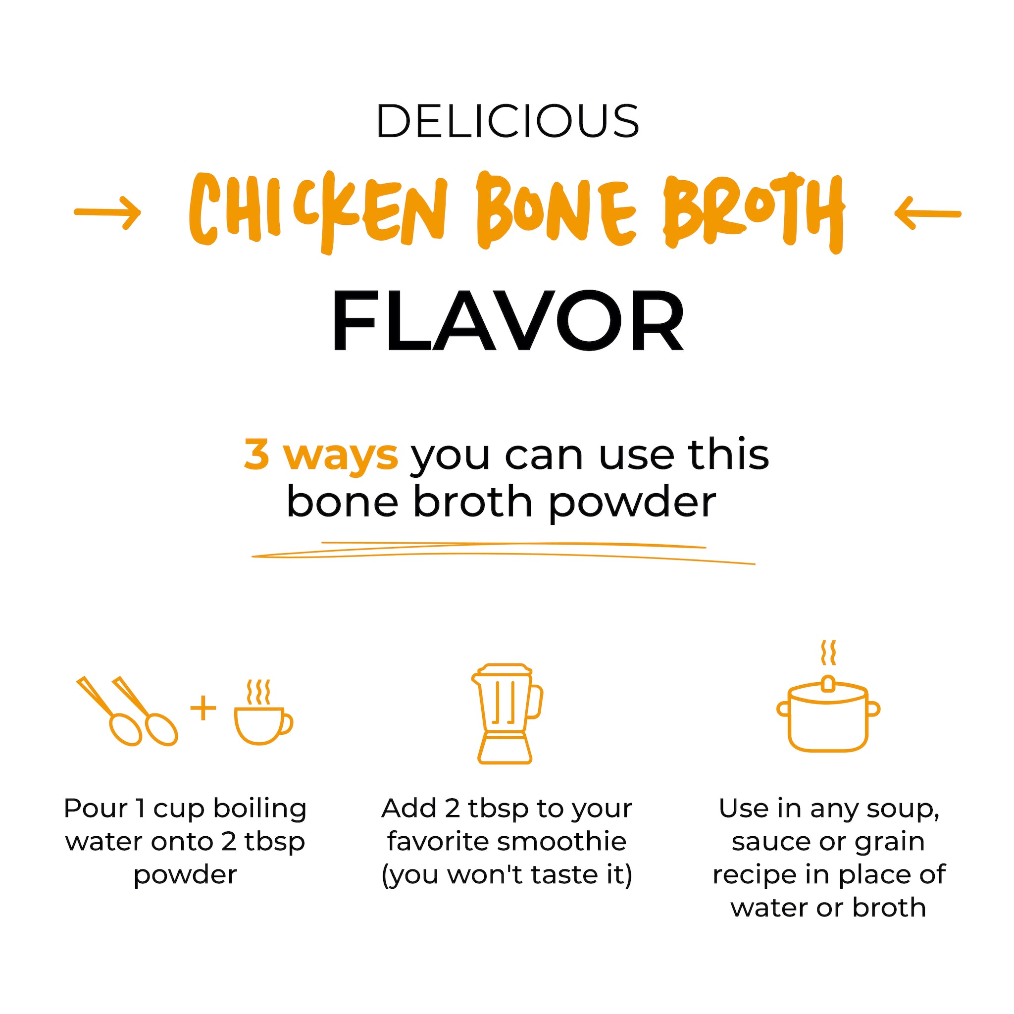 How to prepare bone broth powder properly